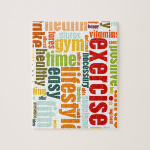 Exercise Fitness Lifestyle Jigsaw Puzzle