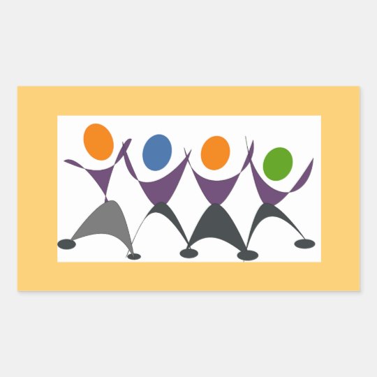 Exercise for Fun Rectangular Sticker