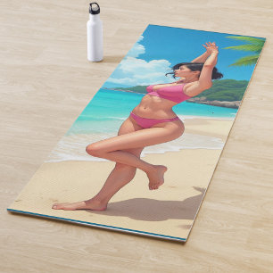 Exercise on The Beach Yoga Mat