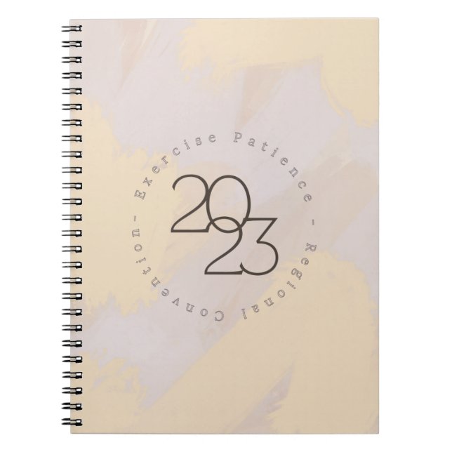 Exercise Patience | 2023 Regional Convention | JW Notebook (Front)