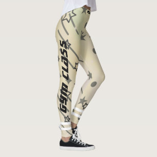 Exercise personalised stars pattern  leggings