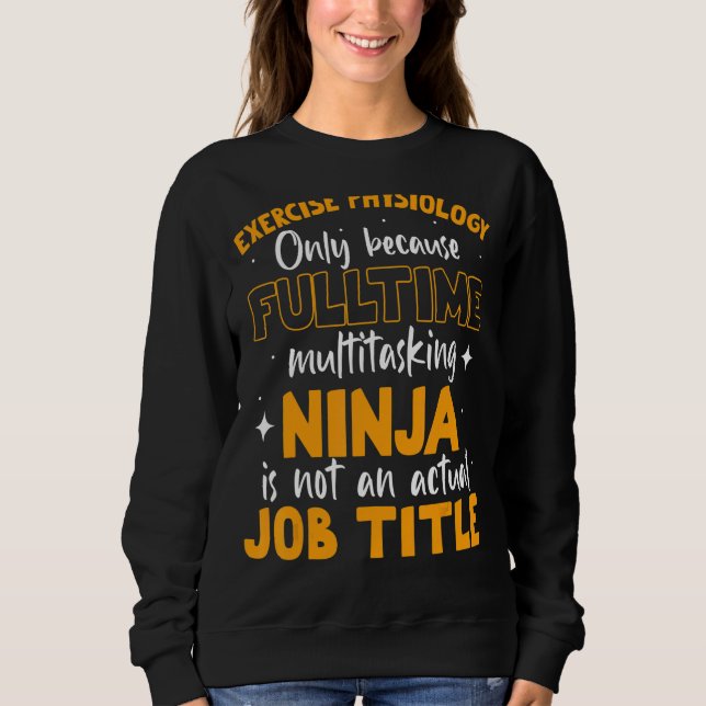 Exercise Physiology Sweatshirt (Front)
