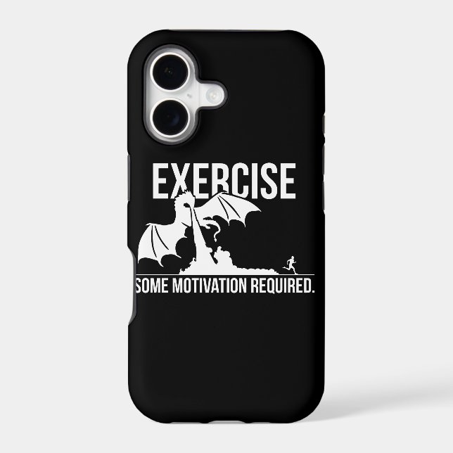 Exercise, Some Motivation Required, Dragon - Funny (Back)