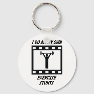 Exercise Stunts Key Ring