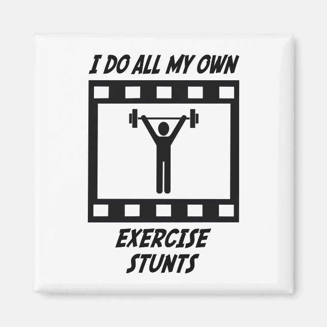 Exercise Stunts Magnet (Front)