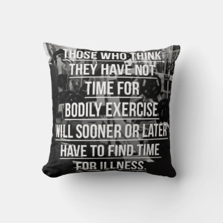 Exercise - Workout Motivational Cushion