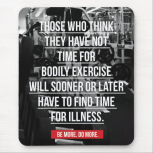 Exercise - Workout Motivational Mouse Mat