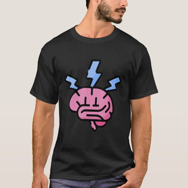 Exercise Your Brain  Work Out Your Brain Teacher 1 T-Shirt (Front)