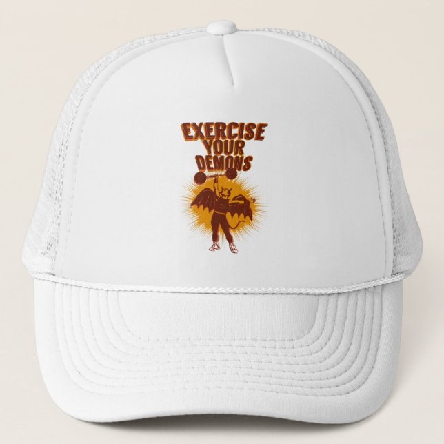 Exercise Your Demons Trucker Hat (Front)