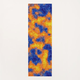 Exercising on Fire Yoga Mat