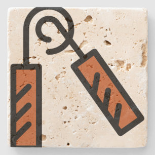 exercising stone coaster