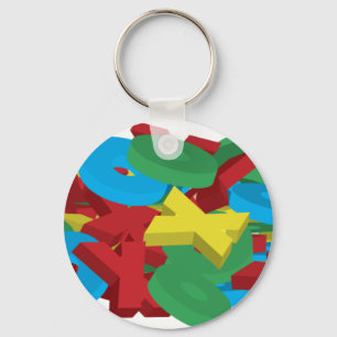 Exes and Ohs Key Ring