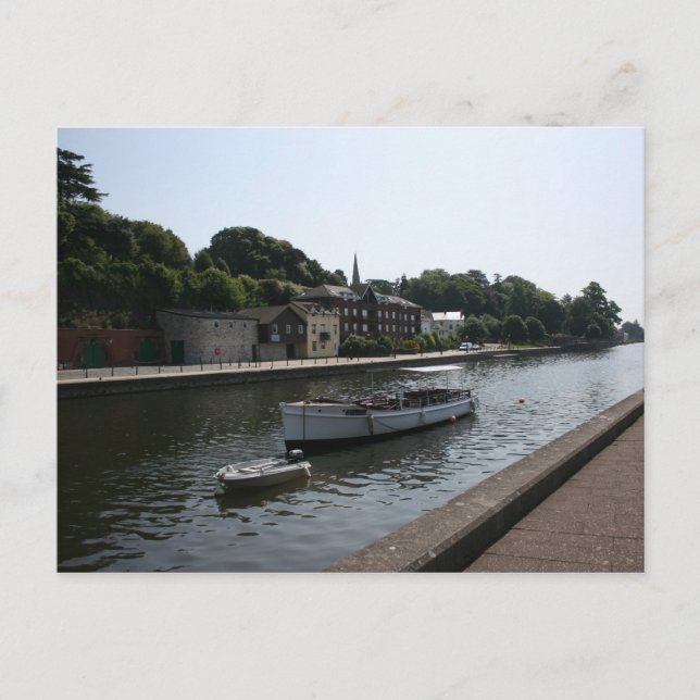 Exeter canal, Devon, UK Postcard (Front)