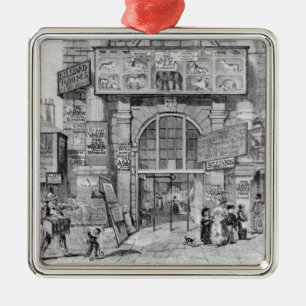 Exeter Change showing the entrance Metal Tree Decoration