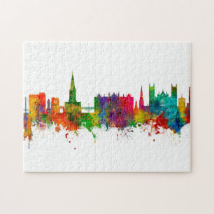 Exeter England Skyline Jigsaw Puzzle
