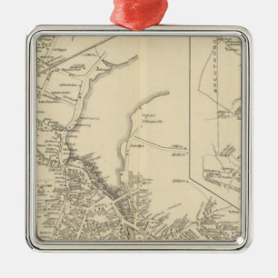 Exeter PO, town of Exeter Metal Tree Decoration