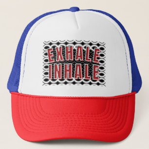 Exhale Inhale Yoga Meditation  Trucker Hat