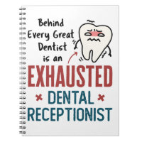 Exhausted Dental Receptionist Funny Front Office