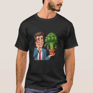 Exhausted Gardener with Homegrown Broccoli T-Shirt