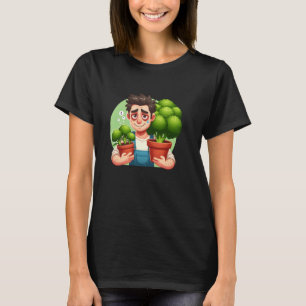 Exhausted Gardener with Homegrown Broccoli T-Shirt