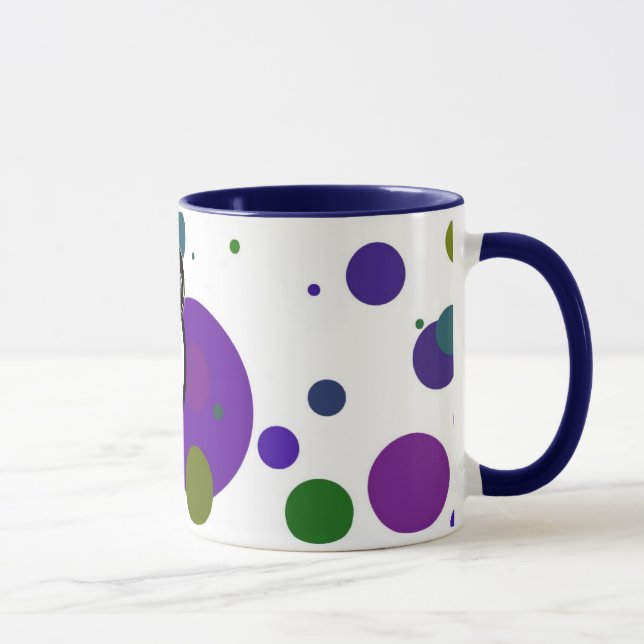 EXHAUSTED Grandpa Of Twins Mug (Right)