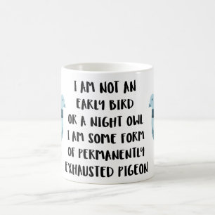 Exhausted Pigeon Coffee Mug