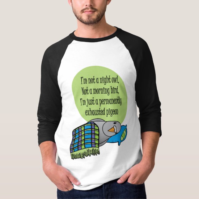 Exhausted Pigeon T-Shirt (Front)