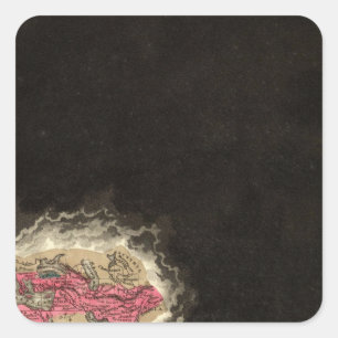 Exhibiting The Empire of Alexander 323 BC Square Sticker