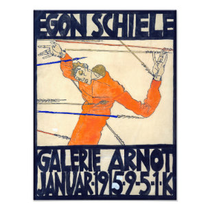 Exhibition at Arnot Gallery   Egon Schiele   Photo Print
