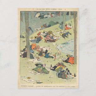 Exhibition of the culinary arts postcard