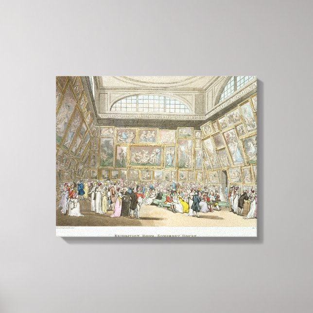 Exhibition Room, Somerset House Canvas Print (Front)