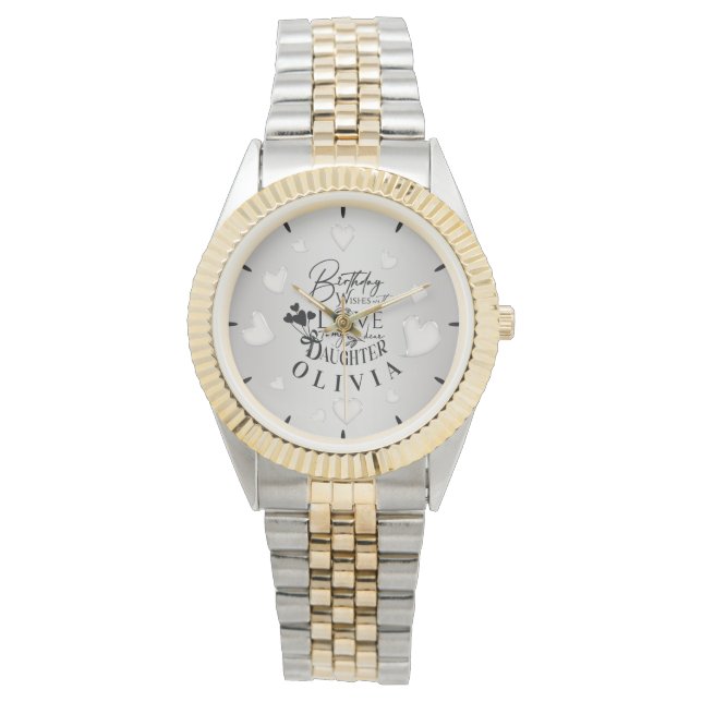 Exigent Daughter Birthday Gifts Watch (Front)