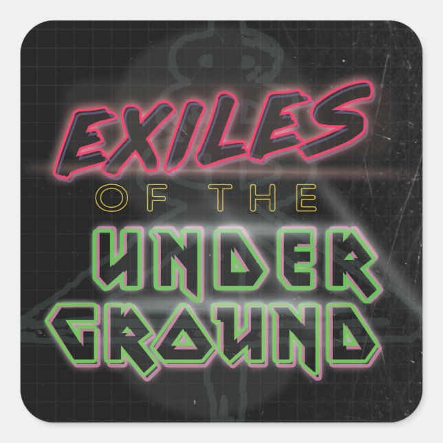 Exiles of the Underground Sticker Sheet of 20 (Front)