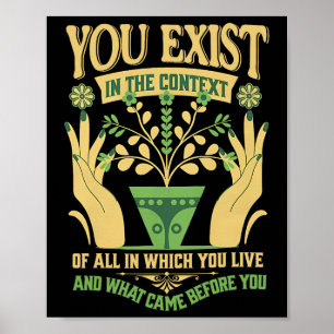 Exist In The Context Feminist Kamala Vote Blue 202 Poster