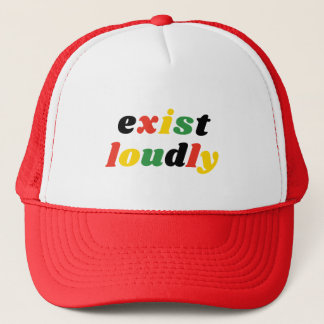 Exist Loudly Women Feminist Empowerment Trucker Hat