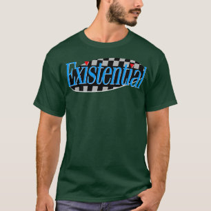 Existential 90s TV Tribute Graphic Design T-Shirt