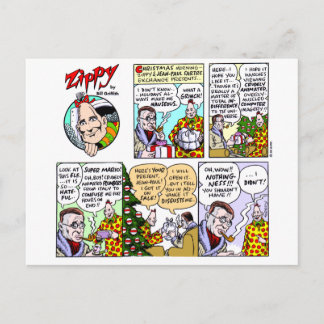 Existential Christmas postcard