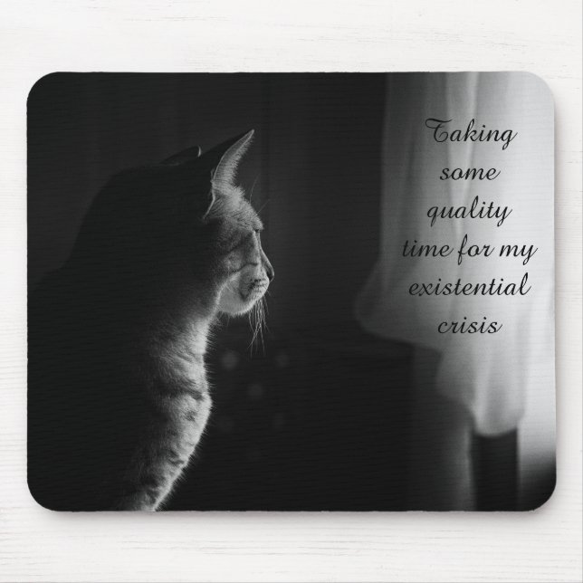 Existential Crisis Mouse Mat (Front)