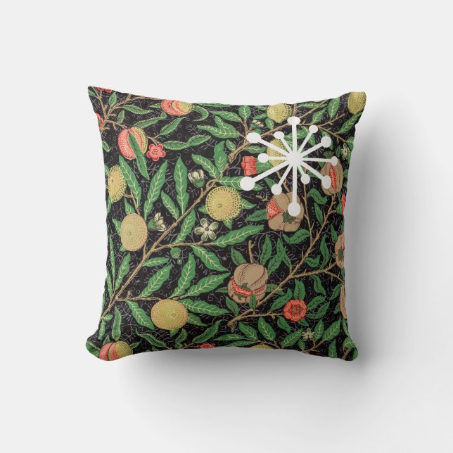 Existential Garnish™ Vintage Botanical Cushion (Front)