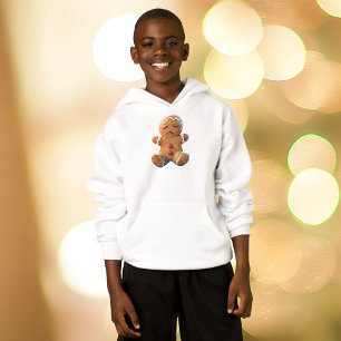 Existential Gingerbread Cookie Boy's Hoodie