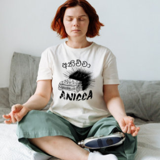 Existential Grunge ANICCA(අනිච්ච)Punk Impermanence T-Shirt