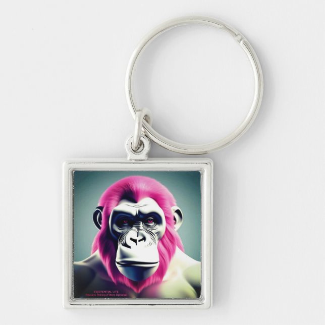 EXISTENTIAL LITE Ape Key Ring (Front)