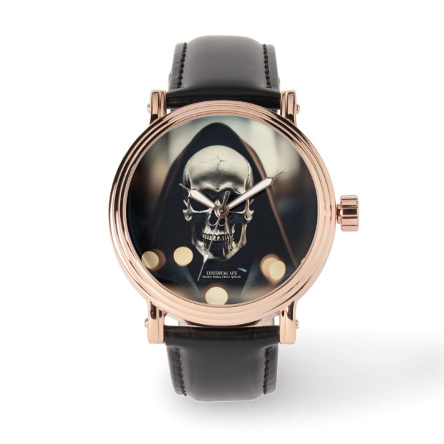 EXISTENTIAL LITE Hoodie Skull Watch (Front)