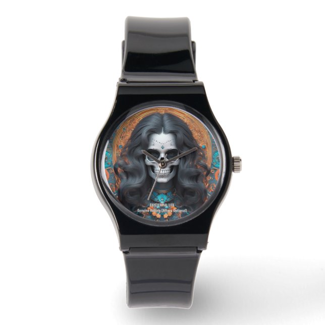 EXISTENTIAL LITE Memento Mori Femme Skull Unisex  Watch (Front)