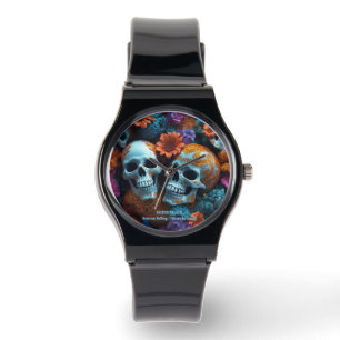 EXISTENTIAL LITE Memento Mori Lovers Skulls Unisex Watch