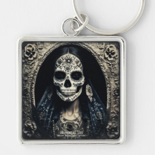 EXISTENTIAL LITE Vintage Femme Skull 4 Key Ring