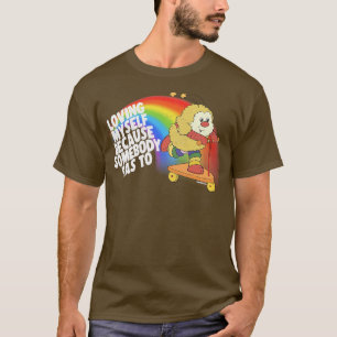Existential Pain Retro 80s Style toon Nihilism Des T-Shirt