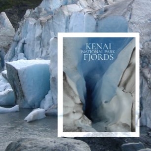 Exit Glacier Moulin, Kenai Fjords National Park Postcard