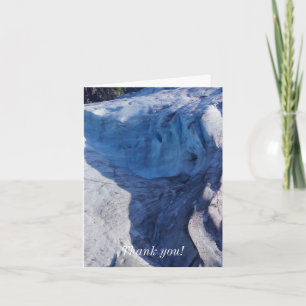 Exit Glacier Waves Thank You Card