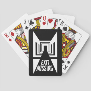 Exit Missing - Glitch in Reality Playing Cards